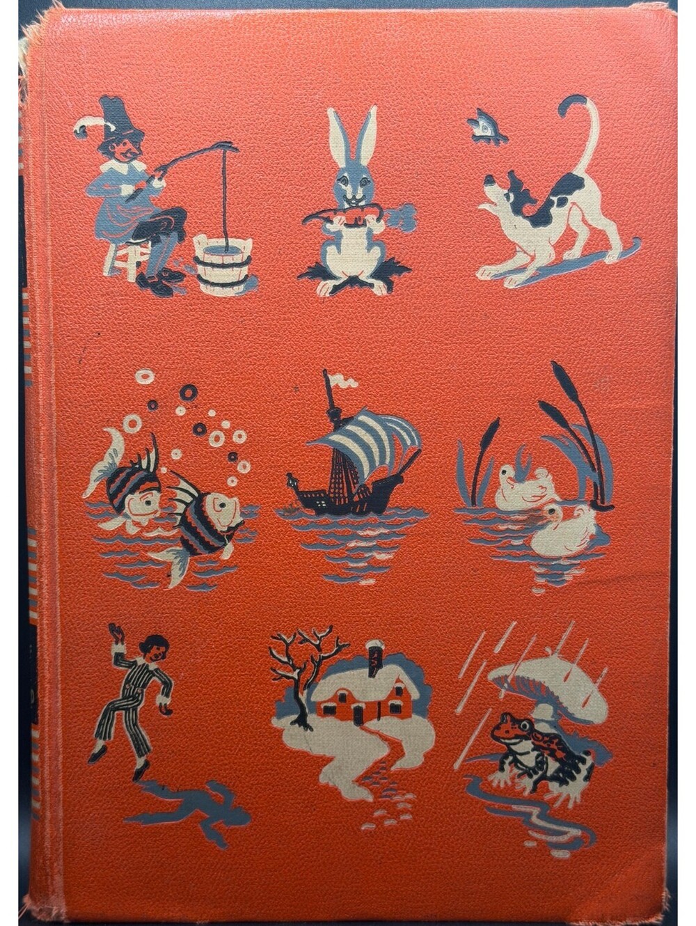 Vintage 1954 Childcraft Volume 1 Poems of Early Childhood Orange Hardcover CHL